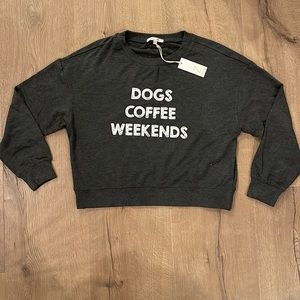 NWT ZSupply lounge Elle Dog Sweatshirt